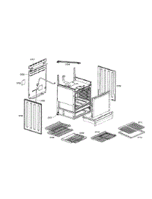 Side Panels  /  Racks parts for Bosch Range HDS7052U/01 from AppliancePartsPros.com