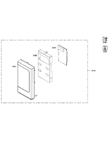 Control Panel parts for Bosch Microwave HMV3051U/01 from AppliancePartsPros.com