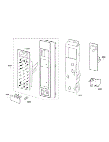 Control Panel parts for Bosch Microwave HMB5060/01 from AppliancePartsPros.com