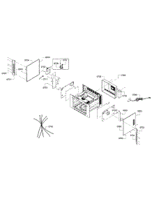Cabinet 2 parts for Bosch Microwave HMC87151UC/01 from AppliancePartsPros.com