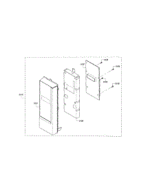 Control Panel parts for Bosch Microwave HMV5052U/01 from AppliancePartsPros.com