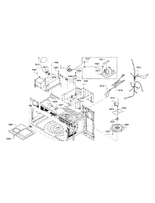 Cabinet 2 parts for Bosch Microwave HMV5052U/01 from AppliancePartsPros.com