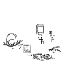 Wire Assembly parts for Bosch Microwave HMB5051/01 from AppliancePartsPros.com