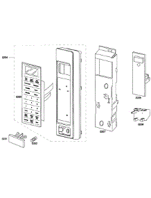 Control Panel parts for Bosch Microwave HMB5050/02 from AppliancePartsPros.com