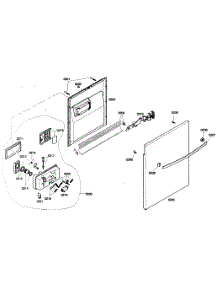 Door Assembly parts for Bosch Dishwasher SHX33A05UC/21 from AppliancePartsPros.com
