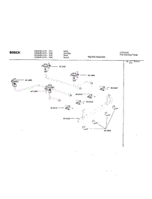 Manifold Assembly parts for Bosch Range HGS245UC/01 from AppliancePartsPros.com