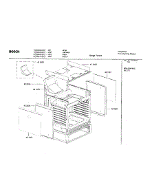 Range Panels parts for Bosch Range HGS245UC/01 from AppliancePartsPros.com