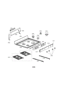 Cooktop parts for Bosch Range HDS7022U/01 from AppliancePartsPros.com