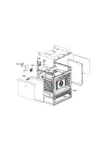 Cabinet parts for Bosch Range HDS7022U/01 from AppliancePartsPros.com