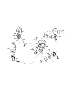 Heater  /  Sump  /  Pump parts for Bosch Dishwasher S35KMK17UC/43 from AppliancePartsPros.com