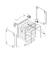 Tank Assembly parts for Bosch Dishwasher SHU3006UC/06 from AppliancePartsPros.com