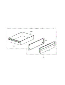 Drawer parts for Bosch Range HDS7022U/01 from AppliancePartsPros.com
