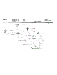 Manifold Assembly parts for Bosch Range HGS232UC/01 from AppliancePartsPros.com
