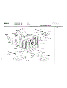 Oven Cavity And Components parts for Bosch Range HGS232UC/01 from AppliancePartsPros.com