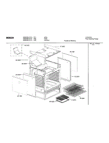 Panels And Shelves parts for Bosch Range HGS232UC/01 from AppliancePartsPros.com