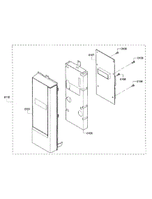 Control Panel parts for Bosch Microwave HMV8052U/02 from AppliancePartsPros.com