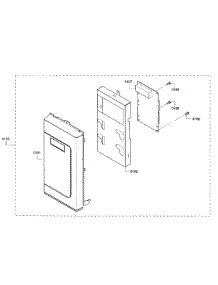 Control Panel parts for Bosch Microwave HMV3062U/02 from AppliancePartsPros.com