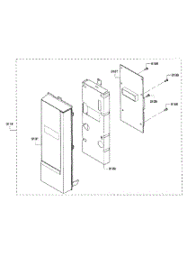 Control Panel parts for Bosch Microwave HMV5052U/02 from AppliancePartsPros.com