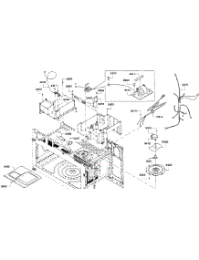 Electrical Parts parts for Bosch Microwave HMV5052U/02 from AppliancePartsPros.com
