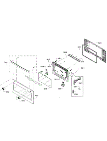 Door parts for Bosch Microwave HMC80151UC/01 from AppliancePartsPros.com