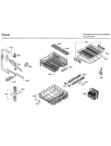 Rack Asy parts for Bosch Dishwasher SHX7ER55UC/01 from AppliancePartsPros.com