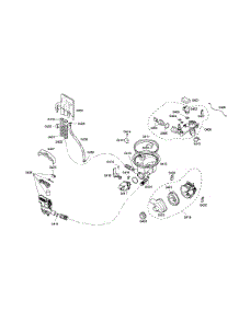 Pump  /  Heater  /  Sump parts for Bosch Dishwasher SHE44C02UC/22 from AppliancePartsPros.com