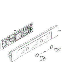 Control Panel parts for Bosch Wall Oven HBL5750UC/02 from AppliancePartsPros.com