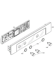 Control Panel parts for Bosch Wall Oven HBL5620UC/01 from AppliancePartsPros.com