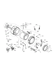 Drum  /  Tub parts for Bosch Washer WFMC6401UC/02 from AppliancePartsPros.com