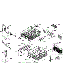 Baskets parts for Bosch Dishwasher SHX68R52UC/69 from AppliancePartsPros.com
