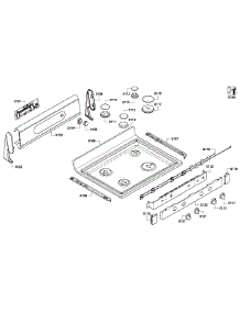 Top Assembly parts for Bosch Range HGS7282UC/06 from AppliancePartsPros.com