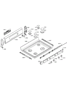 Top Assembly parts for Bosch Range HGS7052UC/08 from AppliancePartsPros.com