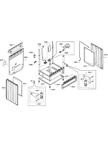 Cabinet Assembly parts for Bosch Range HGS7052UC/08 from AppliancePartsPros.com