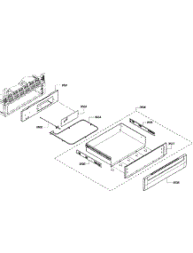 Drawer Assembly parts for Bosch Range HGS7052UC/08 from AppliancePartsPros.com