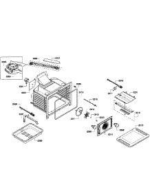 Oven Assembly parts for Bosch Range HGS7052UC/04 from AppliancePartsPros.com