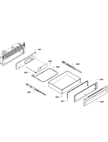 Drawer Assembly parts for Bosch Range HGS7052UC/04 from AppliancePartsPros.com