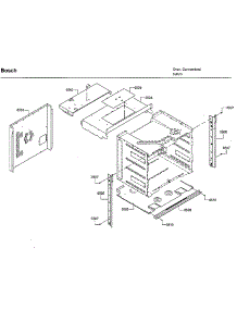 Frame parts for Bosch Wall Oven HBL8451UC/02 from AppliancePartsPros.com