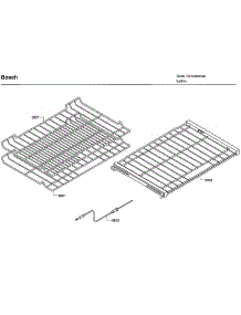 Rack parts for Bosch Wall Oven HBL8451UC/02 from AppliancePartsPros.com