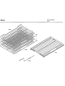 Rack parts for Bosch Wall Oven HBL8661UC/02 from AppliancePartsPros.com