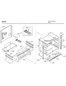 Frame parts for Bosch Wall Oven HBL8752UCC/01 from AppliancePartsPros.com