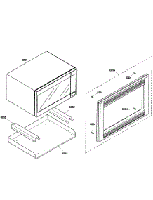 Microwave Framing parts for Bosch Wall Oven HBL5750UC/01 from AppliancePartsPros.com