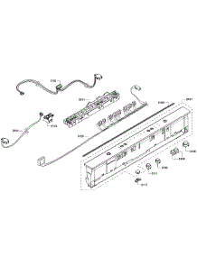 Control Panel parts for Bosch Dishwasher SHX3AR56UC/08 from AppliancePartsPros.com