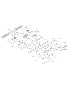 Cooktop parts for Bosch Range HGI8054UC/04 from AppliancePartsPros.com