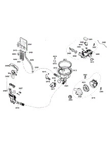 Pump Assembly parts for Bosch Dishwasher SHV57C03UC/22 from AppliancePartsPros.com
