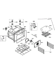 Lower Oven Assembly parts for Bosch Wall Oven HBL8650UC/04 from AppliancePartsPros.com