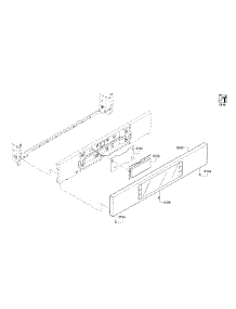 Control Panel parts for Bosch Wall Oven HBL8661UC/01 from AppliancePartsPros.com