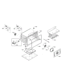 Cavity-Upper parts for Bosch Wall Oven HBL8661UC/01 from AppliancePartsPros.com