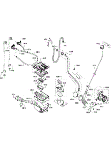 Pump parts for Bosch Washer WFVC6450UC/29 from AppliancePartsPros.com