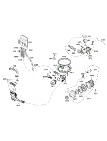 Pump parts for Bosch Dishwasher SHE44C05UC/20 from AppliancePartsPros.com