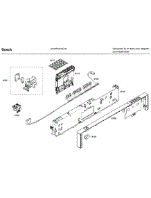 Control Panel parts for Bosch Dishwasher SHX46A05UC/36 from AppliancePartsPros.com